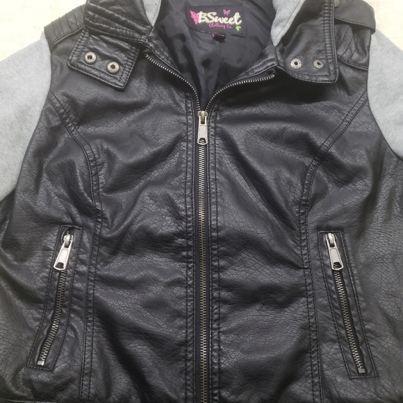 Bsweet Clothing Co Other - Bsweet clothing co. Faux leather jacket size L